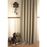 Massarelli Keten Bej Rengi Pilesiz 150x260 cm Fon Perde