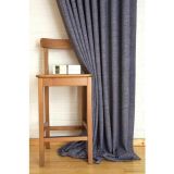 Massarelli Keten Lacivert 1-2.5 Orta Sık Pile 90x260 cm Fon Perde