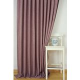 Massarelli Keten Lila 1-2.5 Orta Sık Pile 100x260 cm Fon Perde