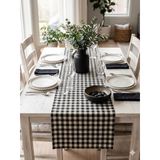 Massarelli Pötikare Serisi Dekoratif Siyah Polyester Runner 45*150cm