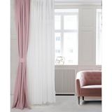 Massarelli Pudra Pilesiz Düz Dikiş 90x260 cm Fon Perde