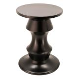 Massello Design Quella Ahşap Tabure Siyah