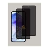 Massemr Samsung Galaxy A55 5G Hayalet Ekran Koruyucu Gizli Cam Film 9H Sertlik Gizlilik Filtreli Tam Kaplama