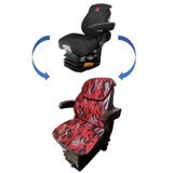 Massey Ferguson 5S Seri Traktör Koltuk Kılıfı-3 Parça- Kırmızı- Bk3-102