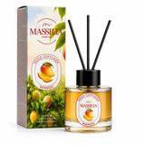 Massilia Reed Diffuser Çubuklu Oda Kokusu 100 ml (Şeffaf Cam Şişe, | Dekoratif Cam Şişe, Farklı Koku Seçenekleri, Ev Ofis Banyo Salon İçin Ortam Kokusu