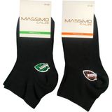 Massimo 12'li Massimo Erkek Bambu Modal Dikişsiz Patik Çorap - Siyah - 40 - 44
