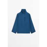 Massimo Dutti %100 has ipek dik yaka gömlek