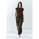 Massimo Dutti %100 keten asimetrik top