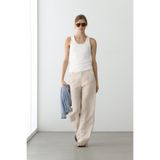Massimo Dutti %100 keten relaxed fit pantolon