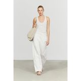 Massimo Dutti %100 pamuklu barrel fit pantolon