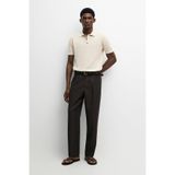 Massimo Dutti %100 pamuklu düğmeli yaka polo t-shirt
