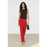 Massimo Dutti %100 pamuklu kolsuz top