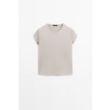 Massimo Dutti %100 pamuklu ve kısa kollu t-shirt
