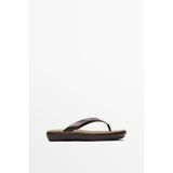 Massimo Dutti Deri platform sandalet