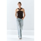 Massimo Dutti Halter yaka mücevher askılı top