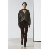 Massimo Dutti High-waisted bootcut jeans with flock finish