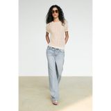 Massimo Dutti Kısa kollu ajurlu triko top