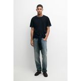 Massimo Dutti Kontrast yaka %100 pamuklu t-shirt