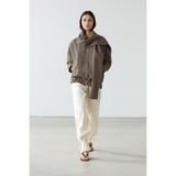 Massimo Dutti Melanj keten fular bomber ceket