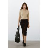 Massimo Dutti Pamuk karışımlı ve polo yaka triko t-shirt