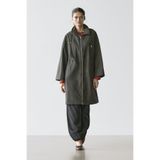 Massimo Dutti Technical fabric trench coat with hood
