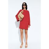 Massimo Dutti Uzun kollu mini elbise