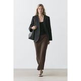 Massimo Dutti Uzun pamuklu triko etek