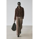 Massimo Dutti Yünlü bol paça pantolon