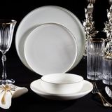 Massimo Elegant Gold 6 Kisilik 24 Parca Yemek Takimi
