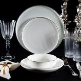 Massimo Elegant Silver 6 Kisilik 24 Parca Yemek Takimi