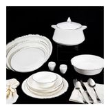 Massimo Rumi Platin 60 Parça Yemek Takımı