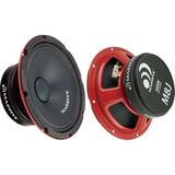 Massive MS-M8J 20CM Midrange Hoparlör 400 Watt Max Güç 150 Watt RMS Güç ile Kırmızı