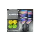 MASTENS PICKLEBALL RAKET SET 2 RAKET+4 TOP +ÇANTA