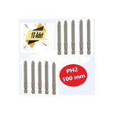 Master Bits Uç, Yıldız Matkap Ucu PH2X100 mm 10 Adet