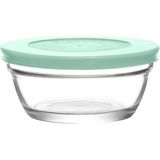 Master Cam Saklama Kabı 4'lü Küçük Boy 250 ml Karışık Renkli Yuvarlak Renkli Plastik Kapakl� - Beyaz - Gold - Çok Renkli