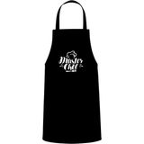 Master Chef Yazı Özel Baskılı Chef Mutfak Önlüğü Siyah