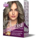 Master Colorist Set Boya 8.11 Yoğun Küllü Açık Kumral Uzun Süreli Kalıcılık ve Saç Bakım Etkisi