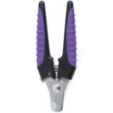 Master Grooming Tools Ergonomic Pro Tırnak Makası - Evcil Hayvan Çivilerini Kırpmak için Paslanmaz Çelik Makası - Mor, Büyük, 15,7 cm