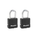 Master Lock M115XTLF Magnum Ağır Hizmet Tipi Anahtarlı Dış Mekan Asma Kilit, 2'li Paket Anahtarlı-Aynı