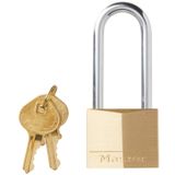 Master Lock Masif pirinç içine yerleştirilmiş farklı asma kilit, 1 – 9/16 inç genişliğinde gövde, 140DLH