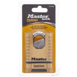 Master Lock, pirinç, asma kilit, ProSeries 2-1/4 inç genişliğinde kendi şifreli kilidinizi ayarlayın, 1177D, 15,3 cm x 7,5 cm x 3,5 cm