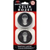 Master MCR-06 6 Vidalı Çelik Rozet Saten