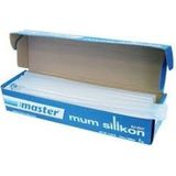 Master Mum Silikon Kalın Şeffaf 12 x 300 mm (Sıcak Silikon Çubuk) 1 kg