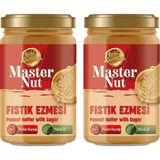 Master Nut Fıstık Ezmesi, Şekerli Yer Fıstığı Ezmesi, 300 Gr, 2'li Paket - 0,01 gr