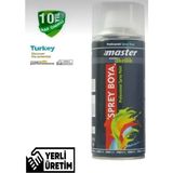 Master Parlak Siyah ( Piano Black ) Profesyonel Seri Akrilik Sprey Boya 400 ml Büyük Boy-10 Yıl Raf Ömrü