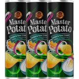 Master Potato Soğanlı & Ekşi Kremalı Cips 160 gr 3 Adet