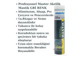 Master Profesyonel Kalite Gri Renk Mastik Akrilik 450GR-310ML