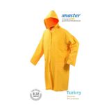 Master Pvc Polyester Balıkçı Kapşonlu Pardösü Yağmurluk Xxl cok-renkli