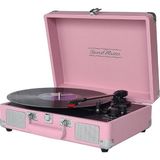 Master ST14012 Retro Pikap - Pembe - Bluetooth ve Şarj Özellikli - Tüm Plakları Çalabilme