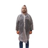Master Tek Kullanımlık Naylon Yağmurluk Çıt Çıtlı, Standart, 507085, Şeffaf, unisex-adult